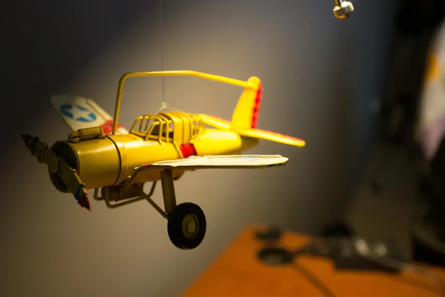 A small aircraft in flight